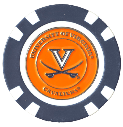 Officially Licensed Virginia Cavaliers Poker Chip Ball Marker