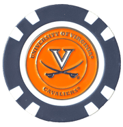 Officially Licensed Virginia Cavaliers Poker Chip Ball Marker