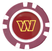 Officially Licensed Washington Commanders Poker Chip Ball Marker