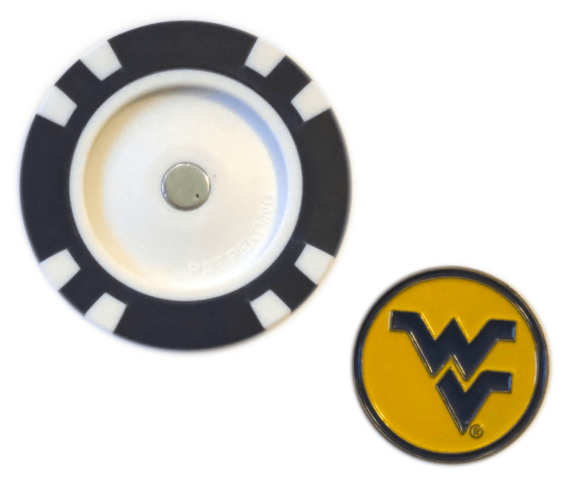 Officially Licensed West Virginia Mountaineers Poker Chip Ball Marker