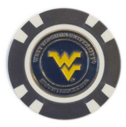Officially Licensed West Virginia Mountaineers Poker Chip Ball Marker