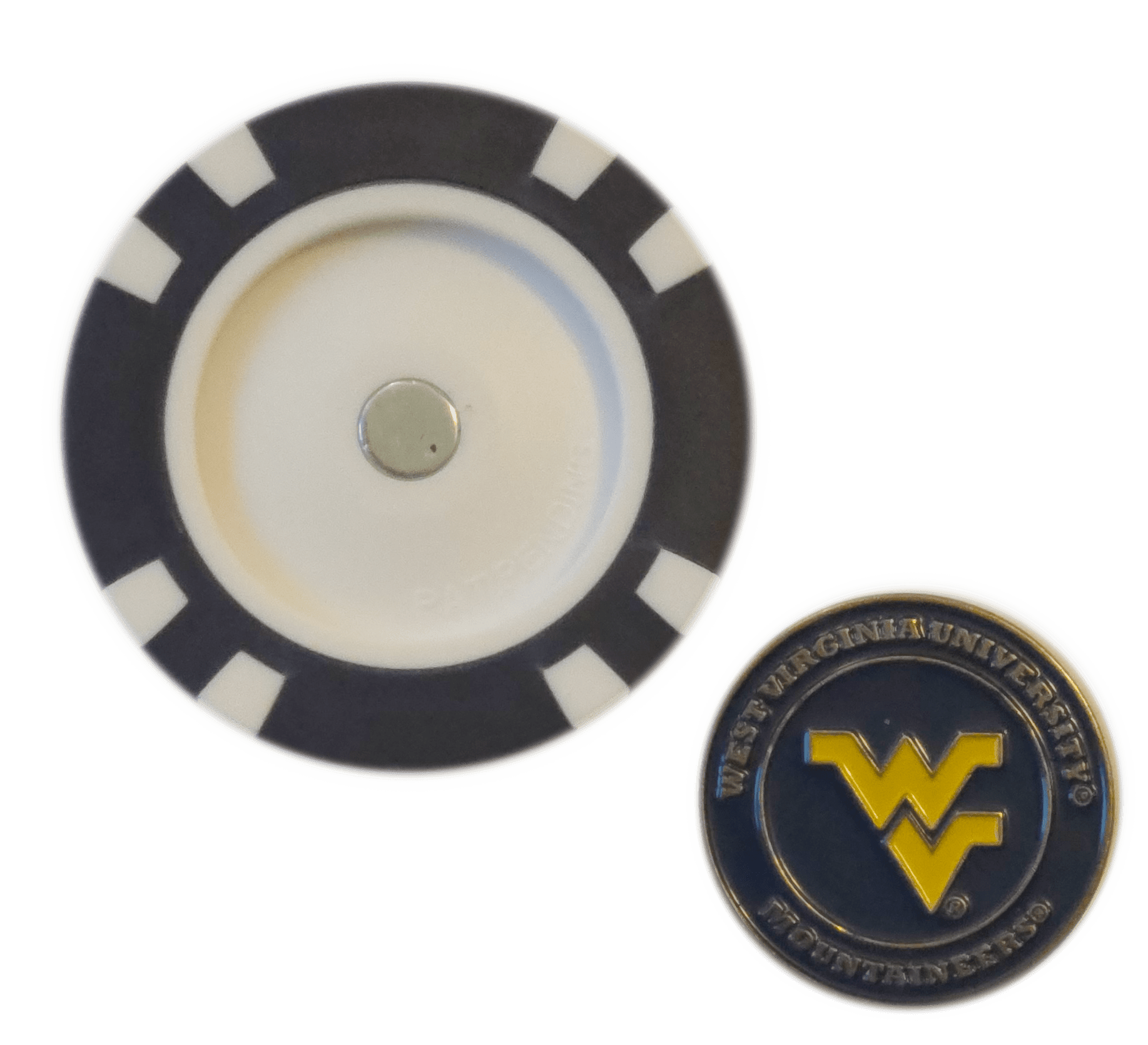 Officially Licensed West Virginia Mountaineers Poker Chip Ball Marker