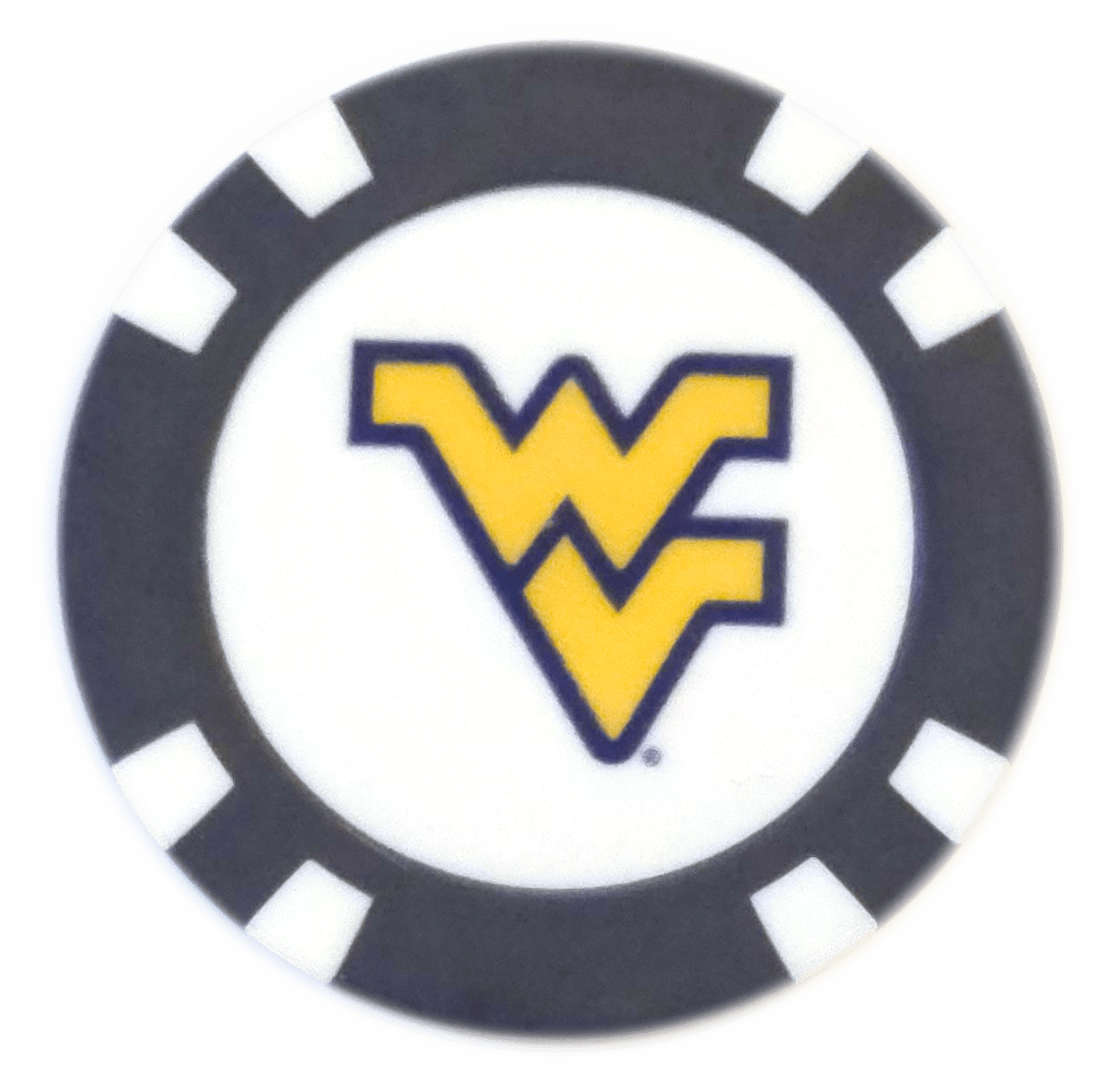 Officially Licensed West Virginia Mountaineers Poker Chip Ball Marker