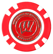 Officially Licensed Wisconsin Badgers Poker Chip Ball Marker