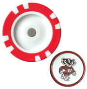 Officially Licensed Wisconsin Badgers Poker Chip Ball Marker