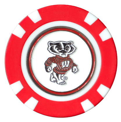 Officially Licensed Wisconsin Badgers Poker Chip Ball Marker