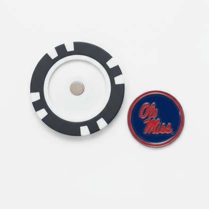 Officially Licensed Ole Miss Rebels Poker Chip Ball Marker