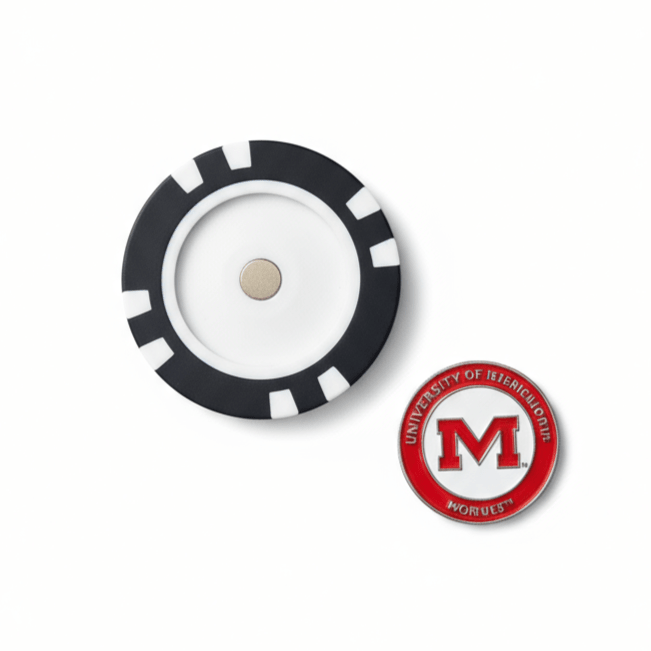 Officially Licensed Ole Miss Rebels Poker Chip Ball Marker