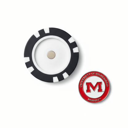 Officially Licensed Ole Miss Rebels Poker Chip Ball Marker