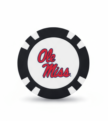 Officially Licensed Ole Miss Rebels Poker Chip Ball Marker