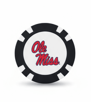 Officially Licensed Ole Miss Rebels Poker Chip Ball Marker