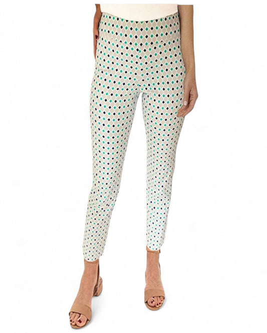 Krazy Larry P507 Pull on Pant - Blue Sea Diamonds