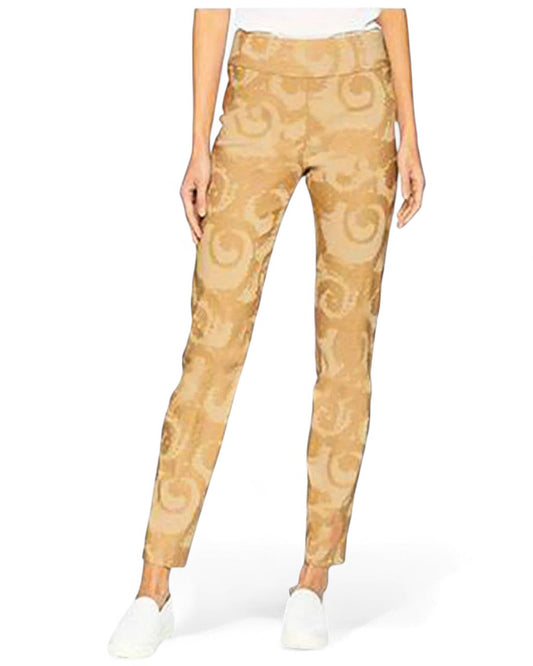 Krazy Larry P507 Pull on Pant - Taupe Swirls