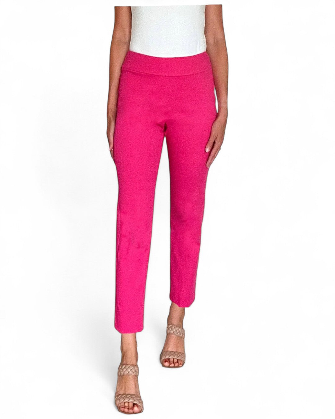 Krazy Larry P607 Denim Ankle Pant - Pink Denim