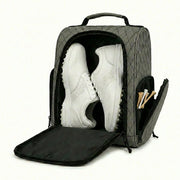 Premium Golf Shoe Bag – Vented Leather Shoe Storage