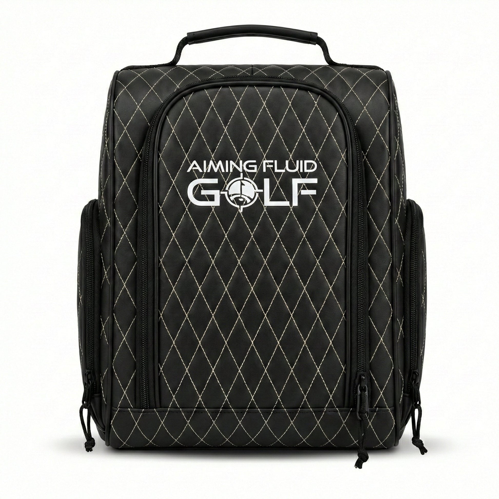 Premium Golf Shoe Bag – Vented Leather Shoe Storage