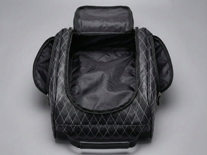 Premium Golf Shoe Bag – Vented Leather Shoe Storage
