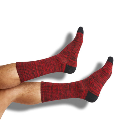 Red / Black Casual Socks 4 Pack
