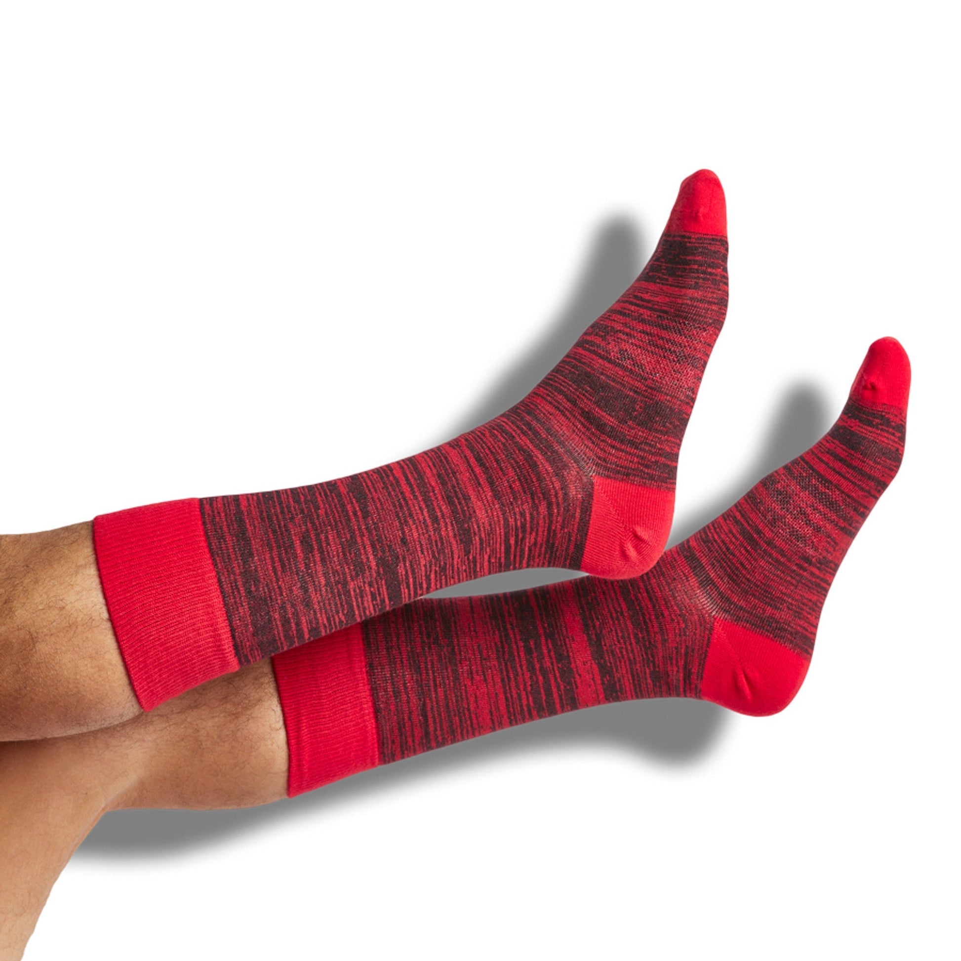 Red / Black Mixed Socks 4 Pack -A