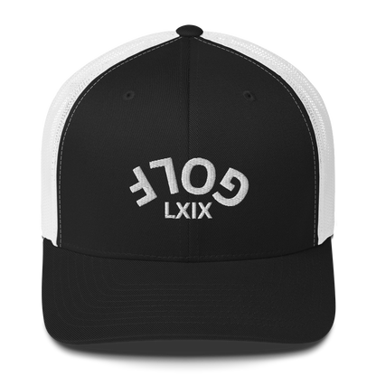 Upside Down LXIX Golf Arch Trucker Cap