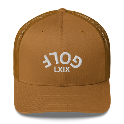 Upside Down LXIX Golf Arch Trucker Cap