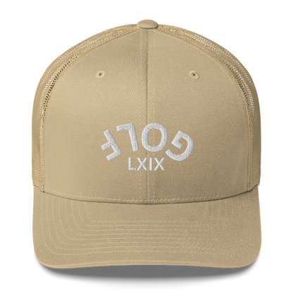 Upside Down LXIX Golf Arch Trucker Cap