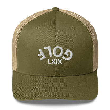 Upside Down LXIX Golf Arch Trucker Cap