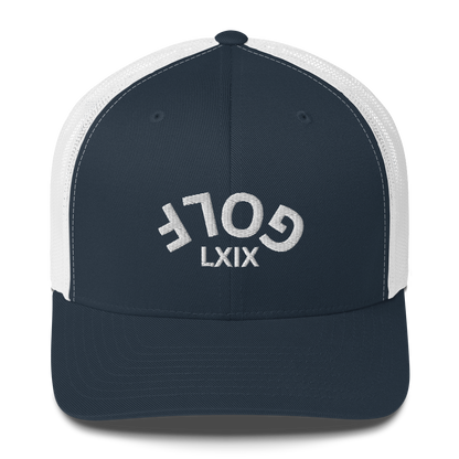Upside Down LXIX Golf Arch Trucker Cap