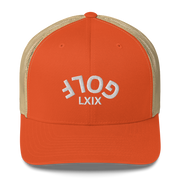 Upside Down LXIX Golf Arch Trucker Cap