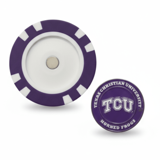 Officially Licensed TCU Horned Frogs Poker Chip Ball Marker