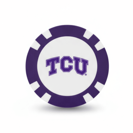 Officially Licensed TCU Horned Frogs Poker Chip Ball Marker