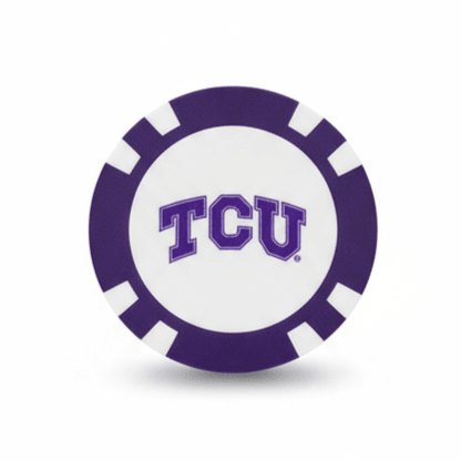 Officially Licensed TCU Horned Frogs Poker Chip Ball Marker