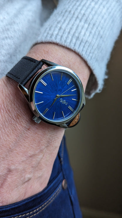 Blue Sunburst Watch
