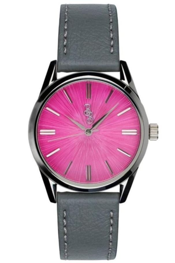 Pink Sunburst Watch