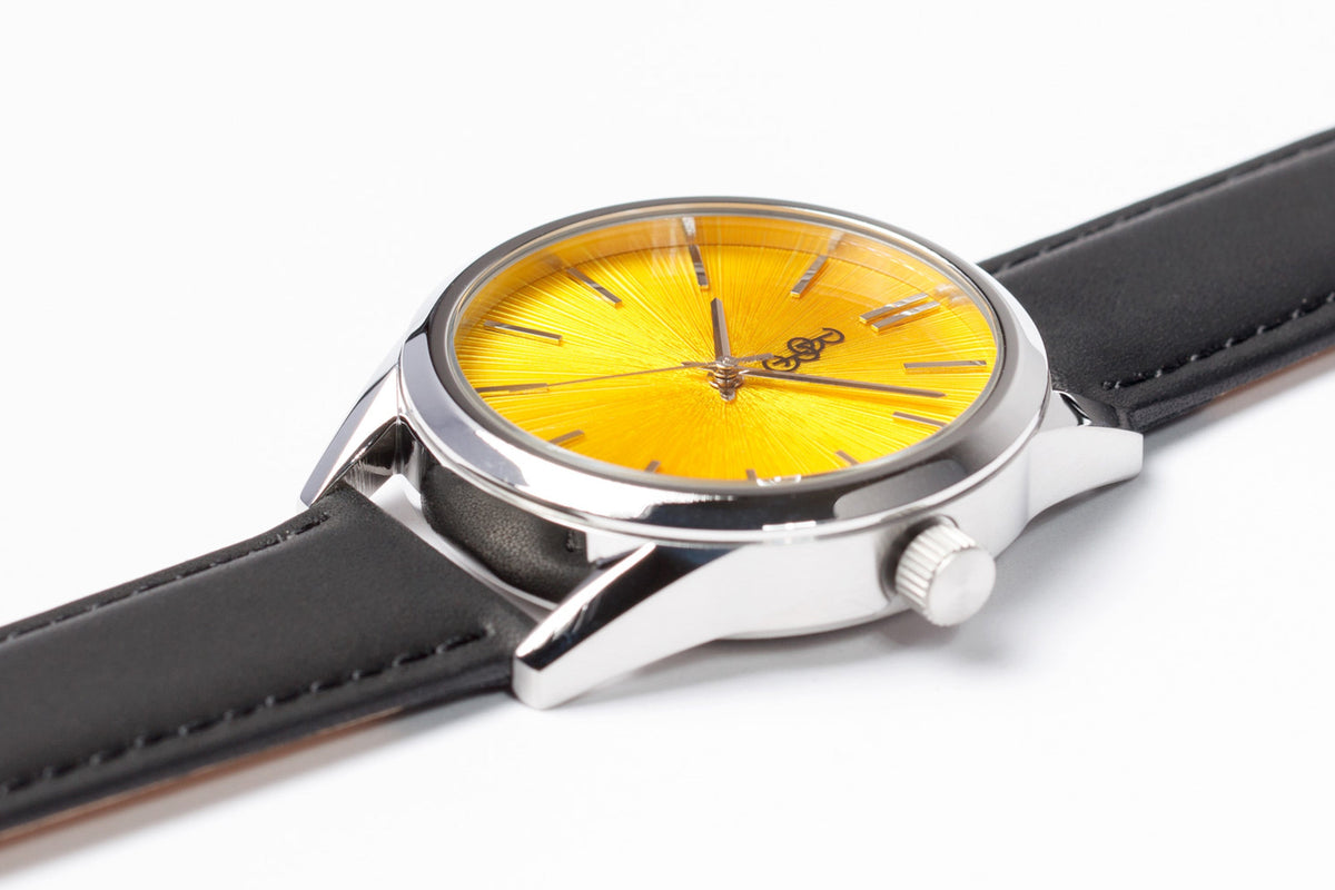 Yellow Sunburst Watch