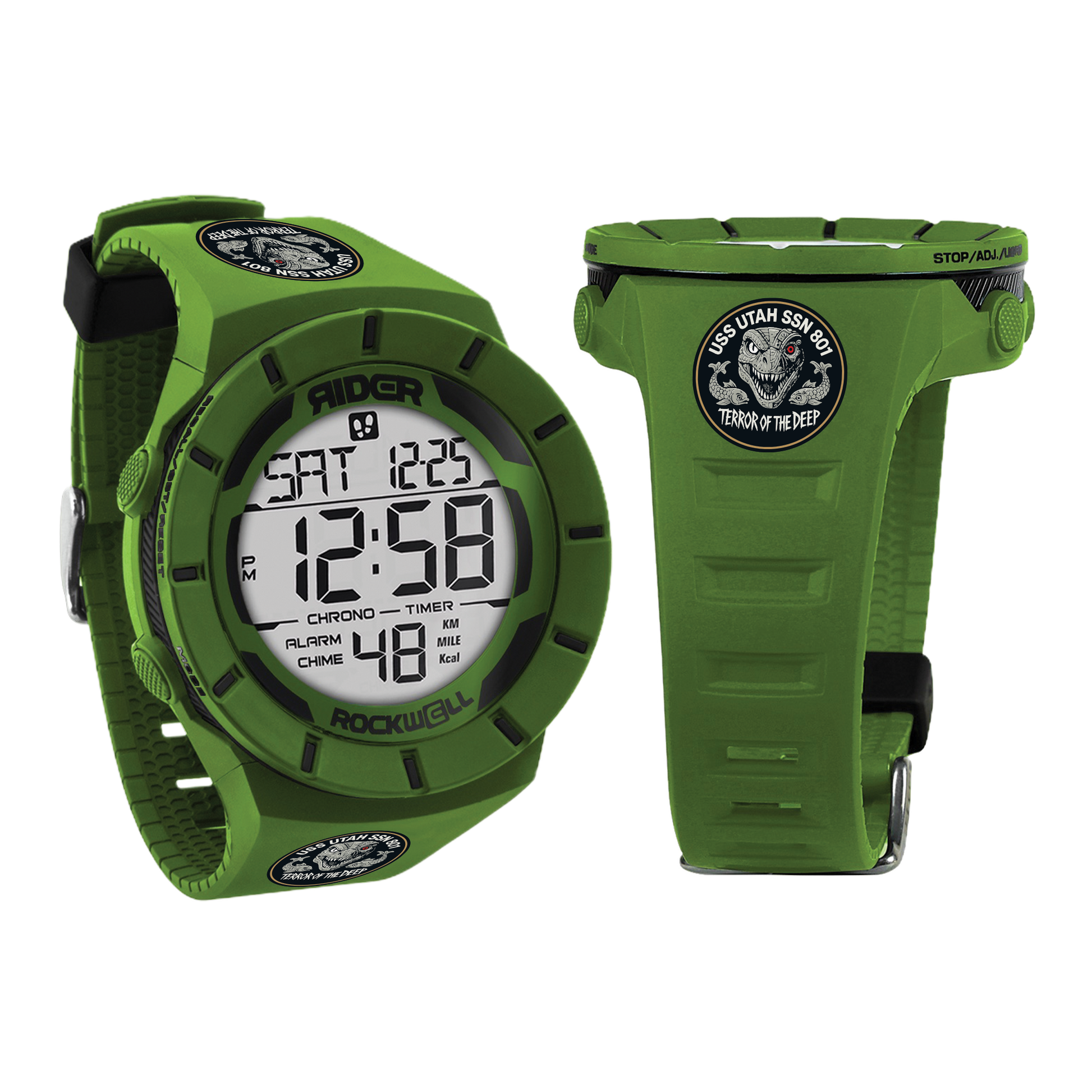 Coliseum Fit™ (Phantom Black) Watch - USS Utah Edition