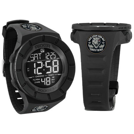 Coliseum Fit™ (Phantom Black) Watch - USS Utah Edition