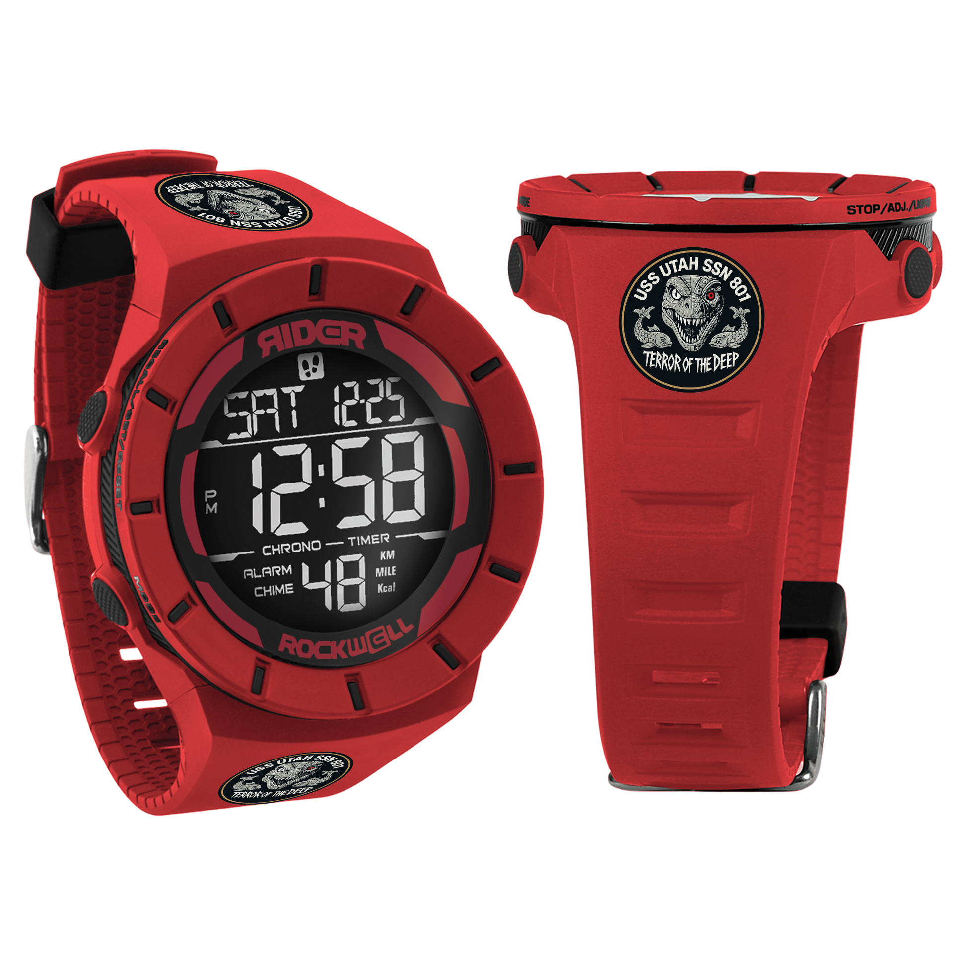 Coliseum Fit™ (Phantom Black) Watch - USS Utah Edition