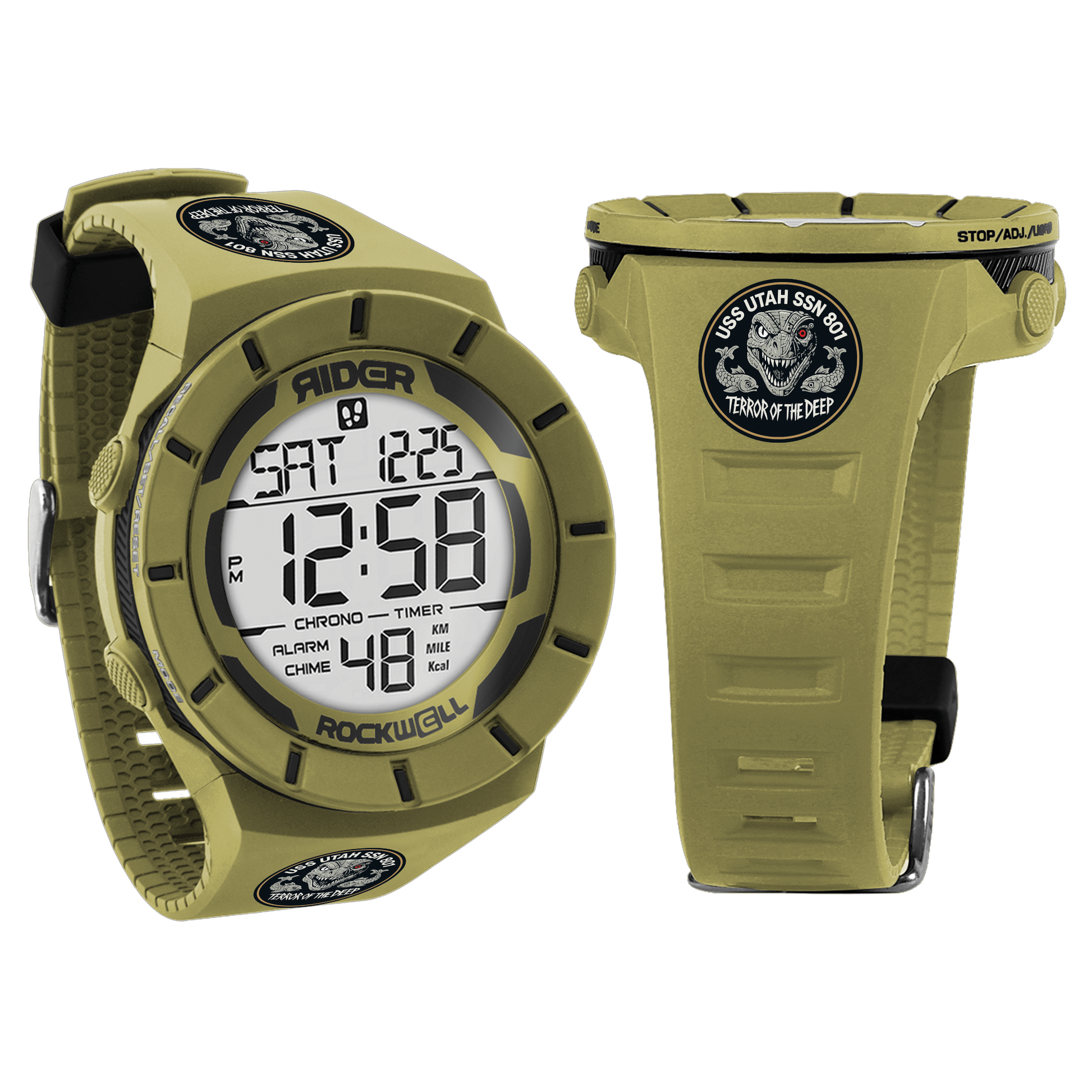 Coliseum Fit™ (Phantom Black) Watch - USS Utah Edition