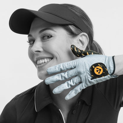 Wooly-Burg | Women's Charcoal Golf Glove