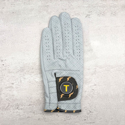 Wooly-Burg | Men's Mustache Patterned Golf Glove